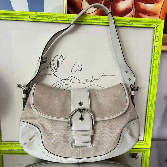 Coach | Bags | Coach Vintage Monogram Shoulder Bag | Poshmark
